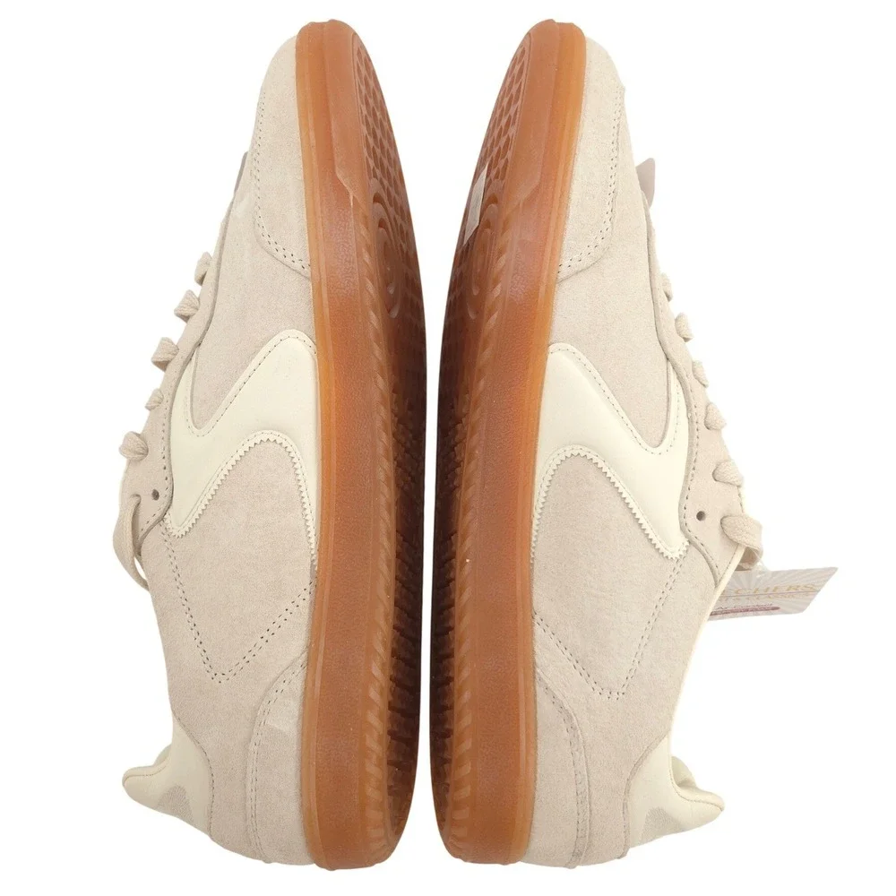 Skechers Hotshot Azir Sneakers Mens 10 Beige Suede Court Classics Shoes NEW